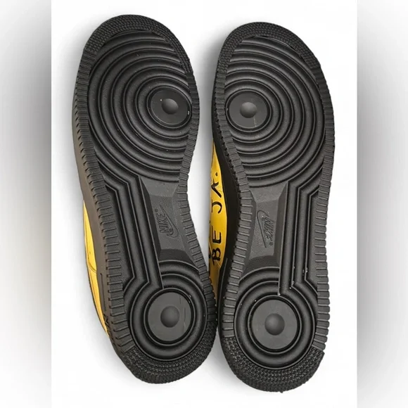 Ja Morant x Nike Air Force 1 Yellow and Black 'Sundial' Shoes 2025 Men’s Size 13 - Picture 4 of 4